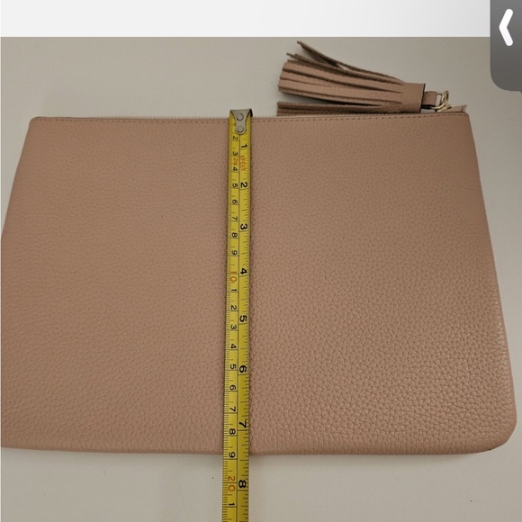 Kate Spade Tan Leather Clutch - Picture 5 of 6